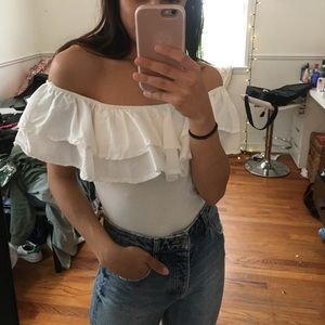 Ruffle Off the Shoulder Top